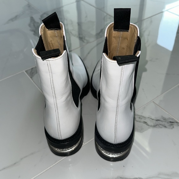 Alexander Wang Chelsea Boot Bootie White 10 Ankle - Picture 2 of 13